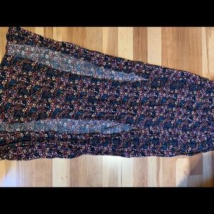 Long Maxi Floral Skirt